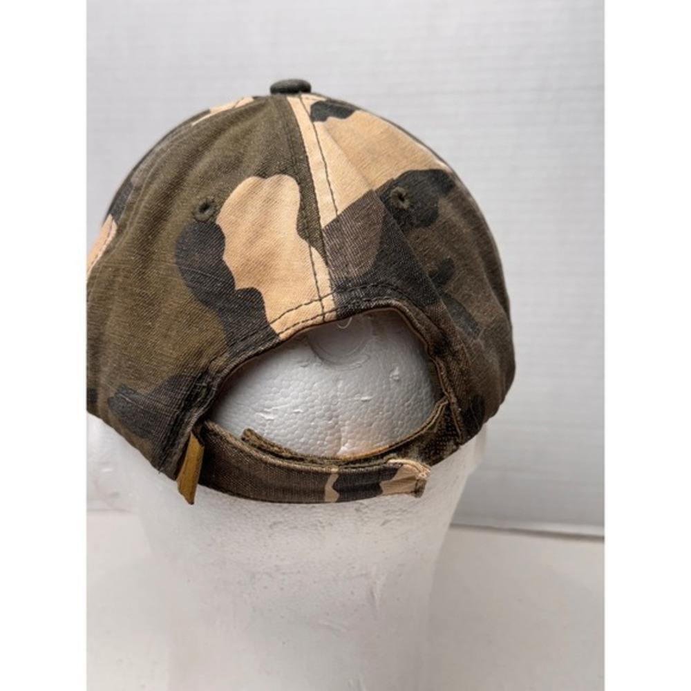 Chevrolet Hat Baseball Cap‎ Camo Brown Logo Adjustable - Picture 4 of 8